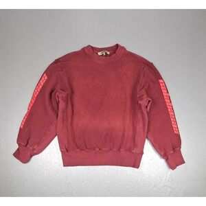 Yeezy Kanye West Season 4 Calabasas Sweatshirt Mens XS Crewneck Scorpio Maroon